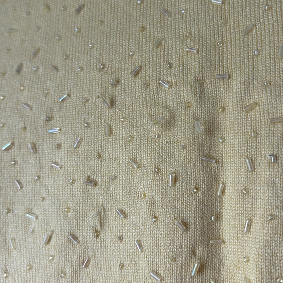 Vintage Cache Silk Cashmere Blend Beaded Sweater Set - Picture 10 of 11